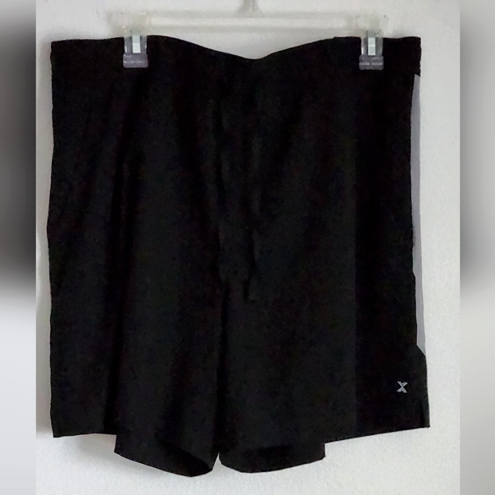 Xersion Train Men's Black Athletic Shorts Quick-Dri Pockets Elastic Waist Sz XL